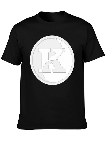 Yin Yang K Black T-Shirt