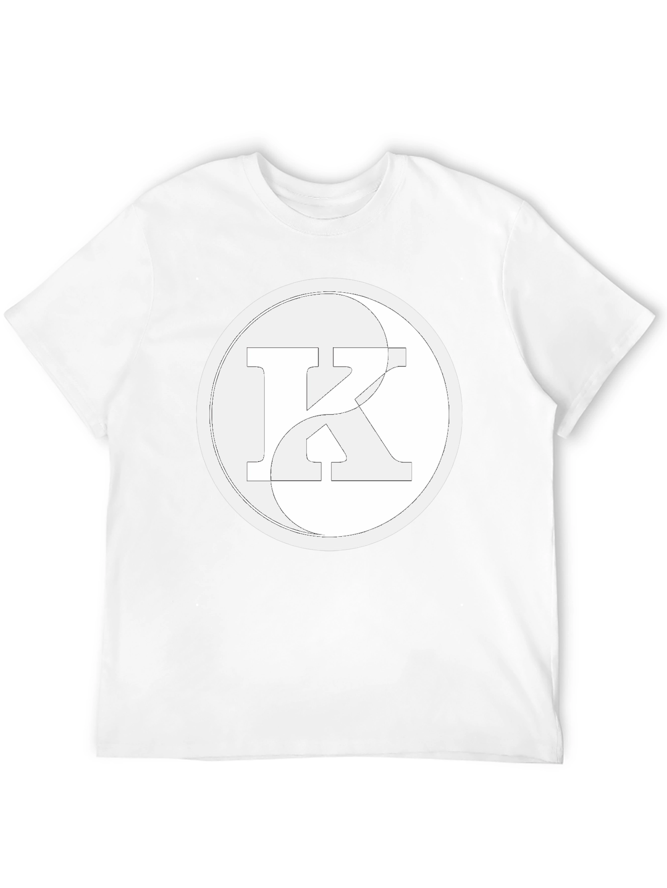 Yin Yang K Black T-Shirt