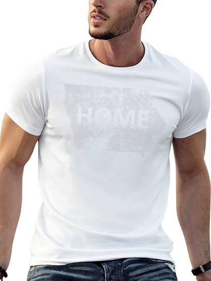 Iowa Home State Pride T-Shirt - Black