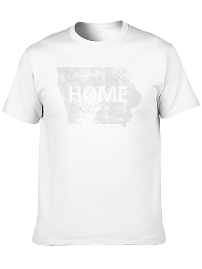 Iowa Home State Pride T-Shirt - Black