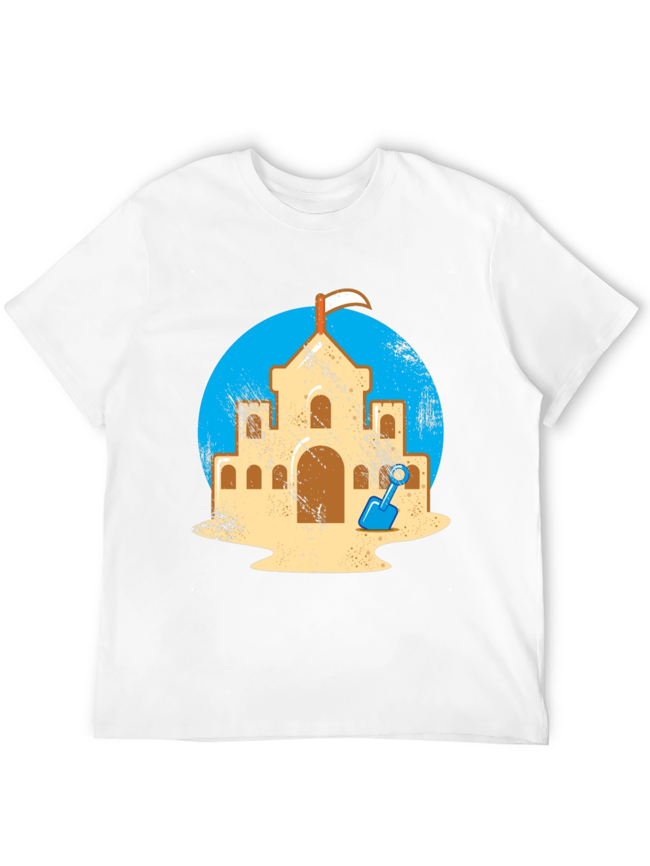 Sandcastle Graphic Tee - Beach Day Shirt