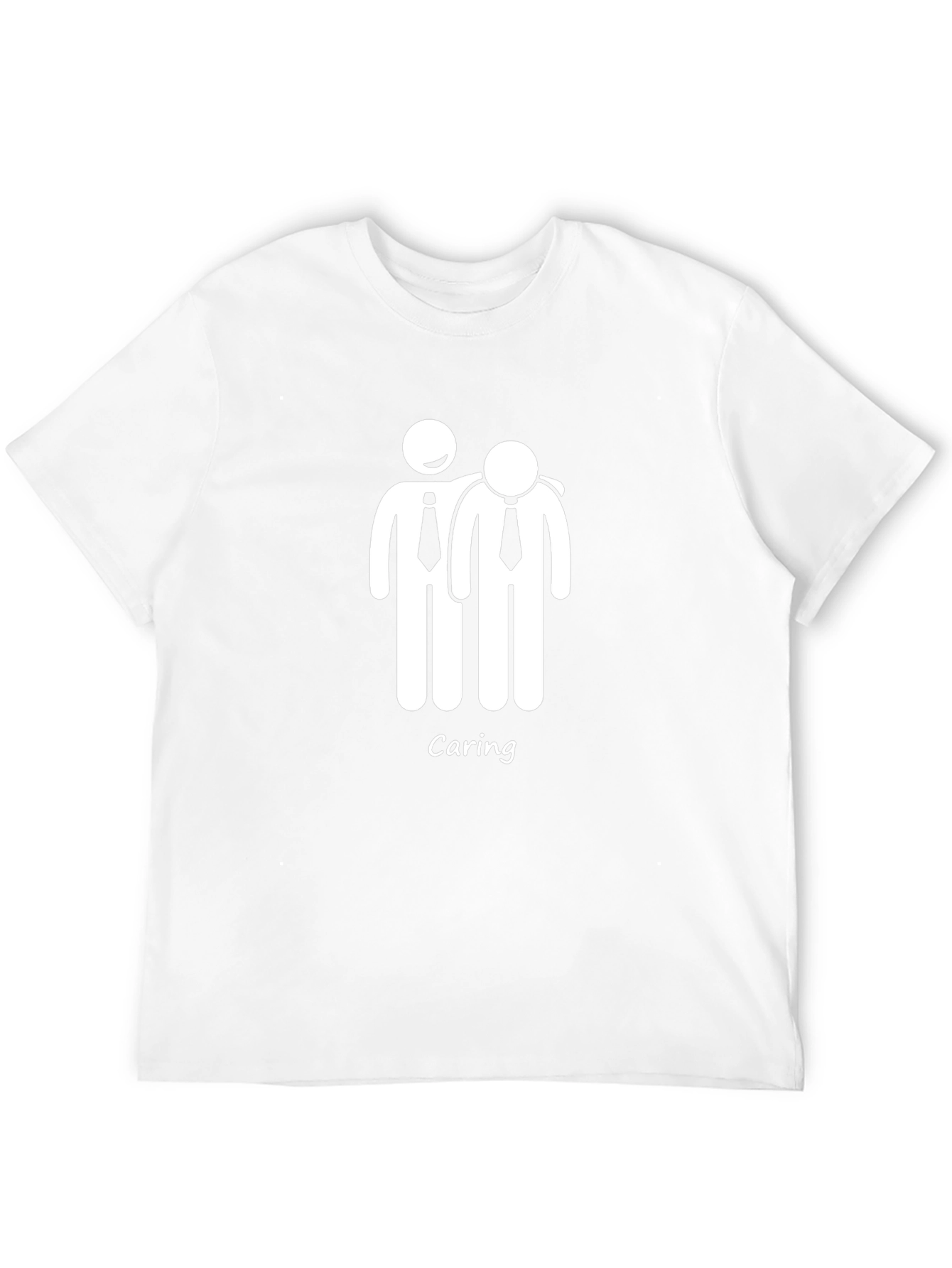Caring Stick Figure Graphic T-Shirt