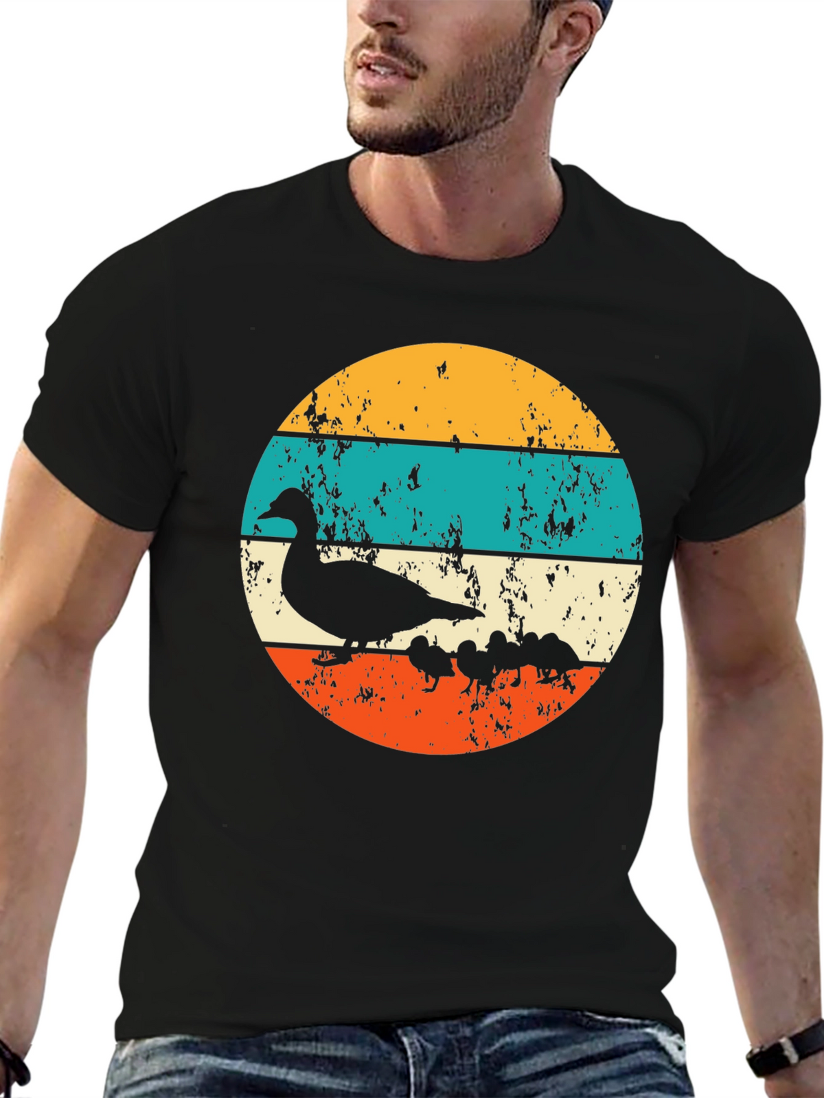 Retro Ducklings Graphic Tee