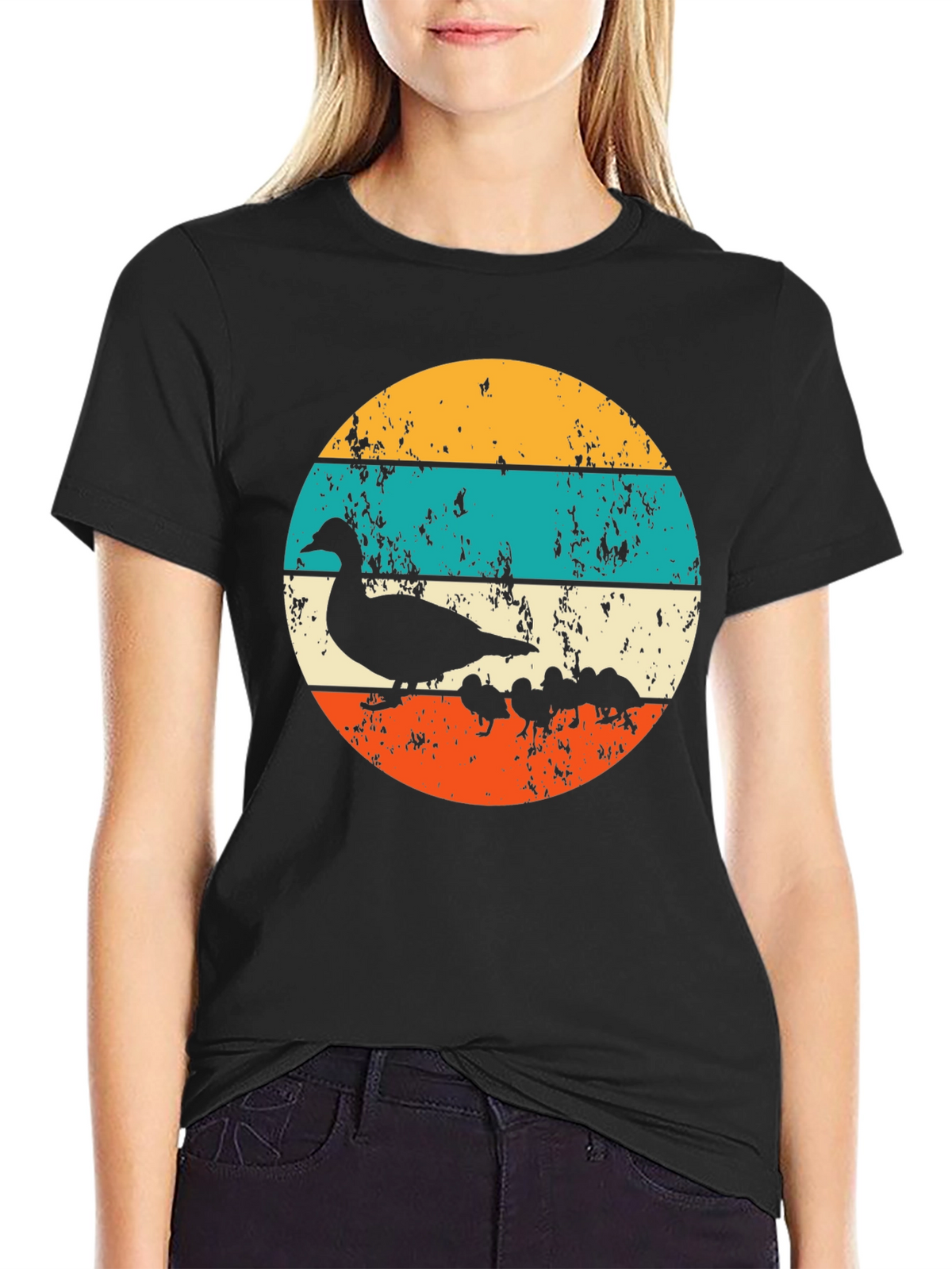 Retro Ducklings Graphic Tee