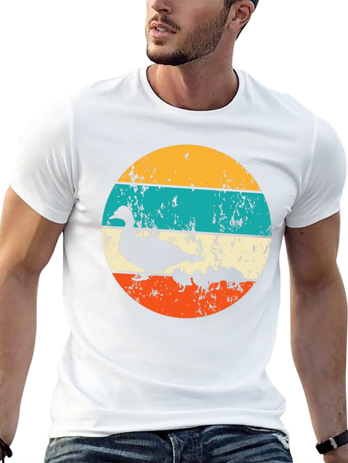 Retro Ducklings Graphic Tee
