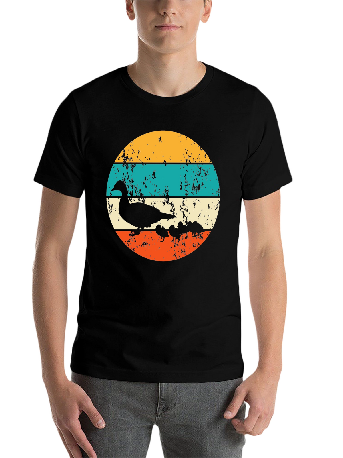 Retro Ducklings Graphic Tee