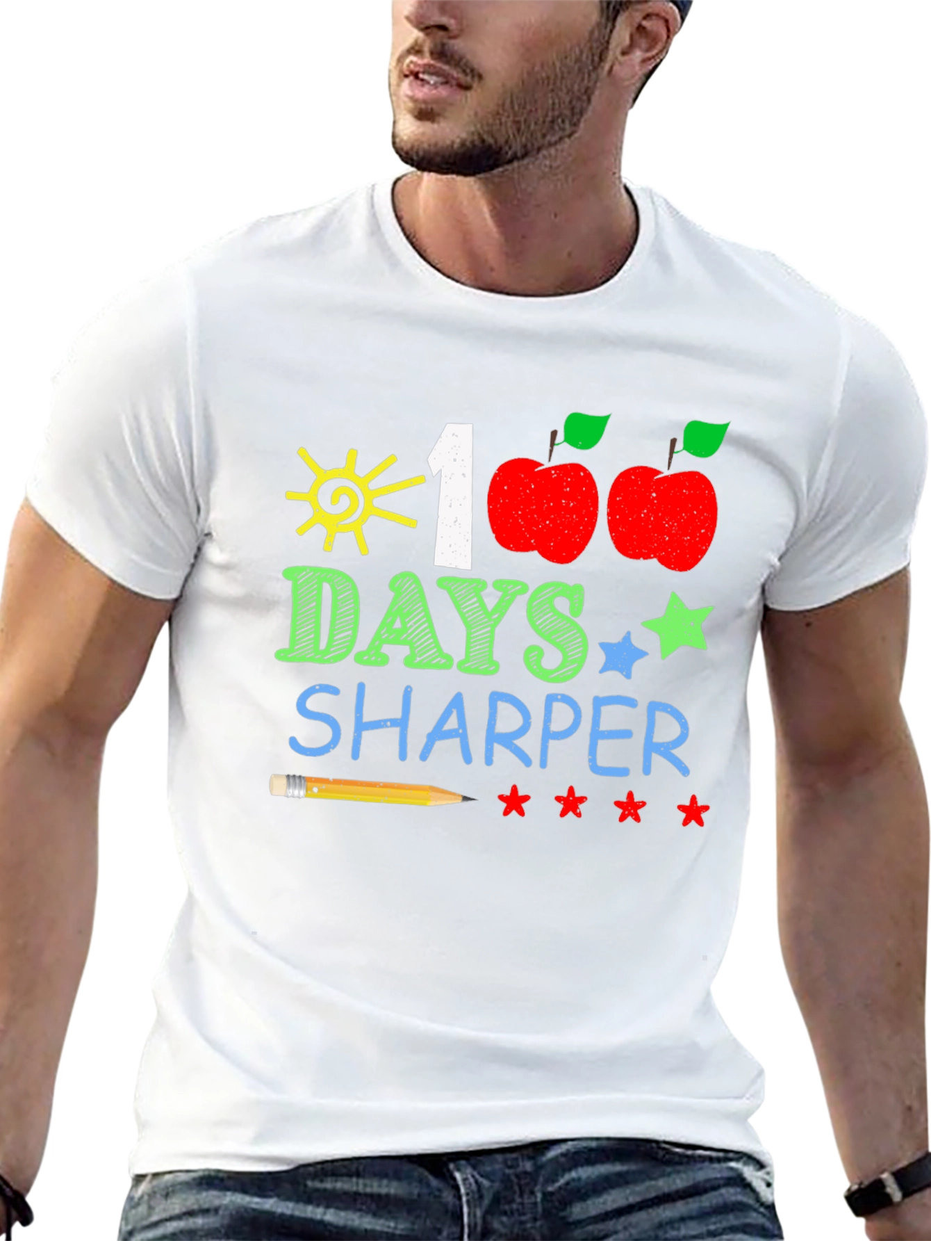 100 Days Sharper Teacher T-Shirt