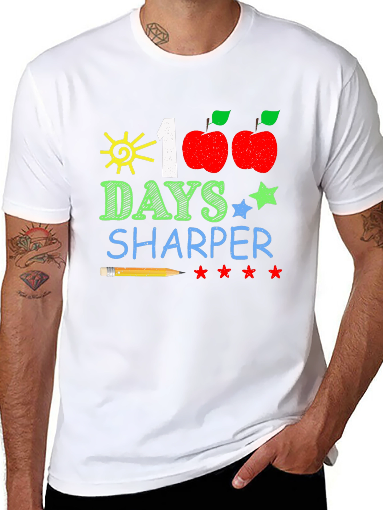 100 Days Sharper Teacher T-Shirt