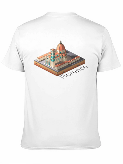 Florence Italy T-Shirt - Black Graphic Tee