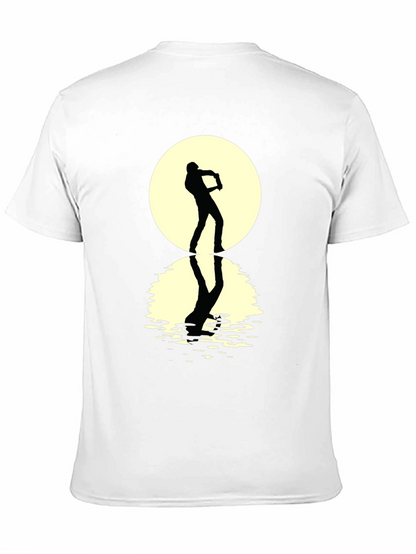 Silhouette Moon Guitar T-Shirt