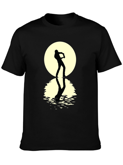 Silhouette Moon Guitar T-Shirt