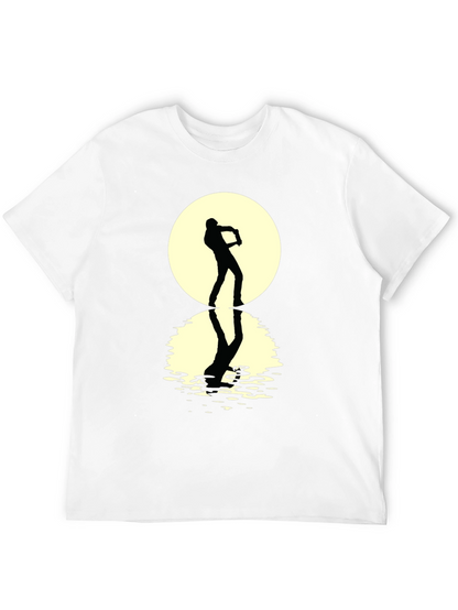 Silhouette Moon Guitar T-Shirt