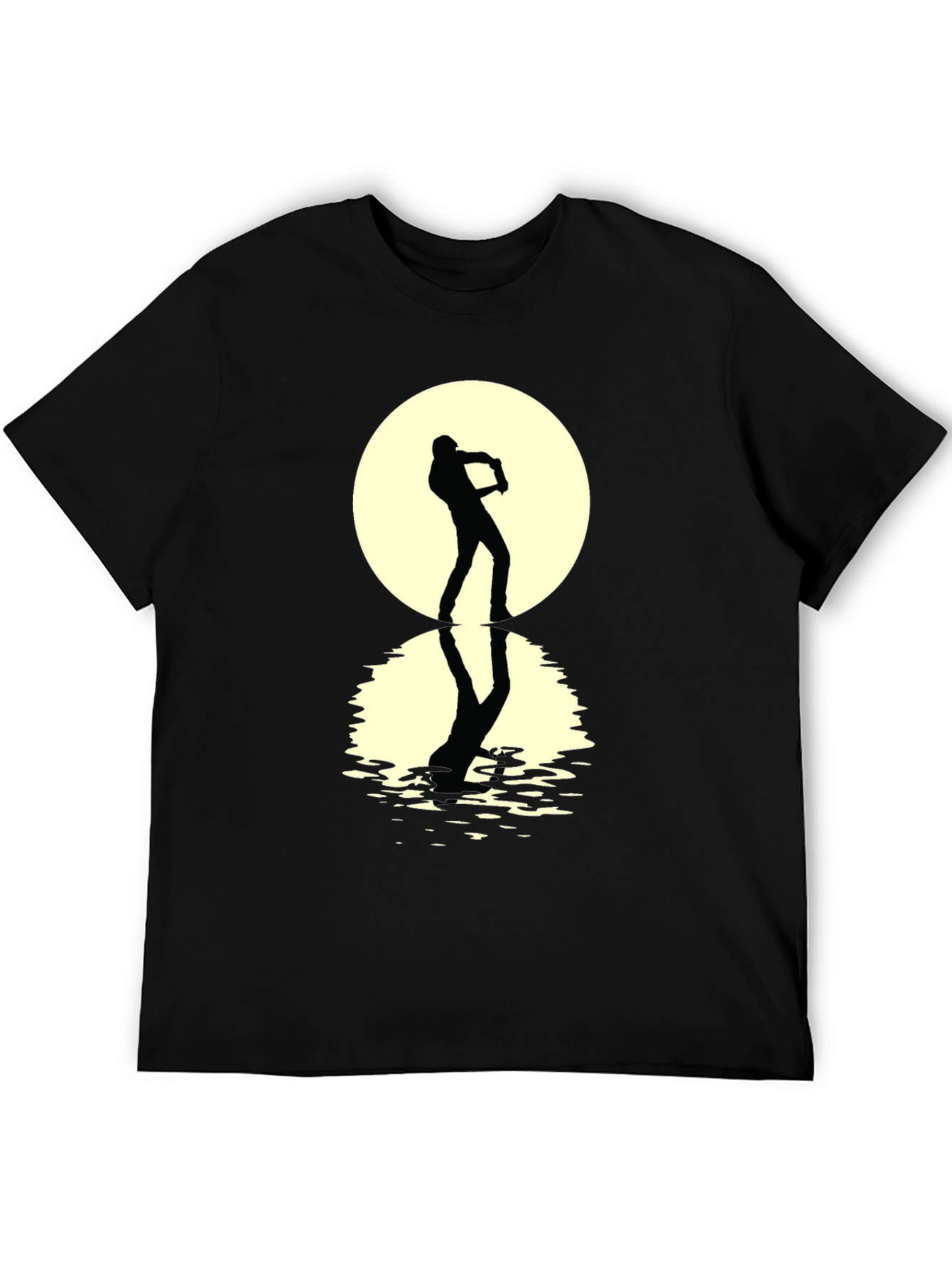 Silhouette Moon Guitar T-Shirt