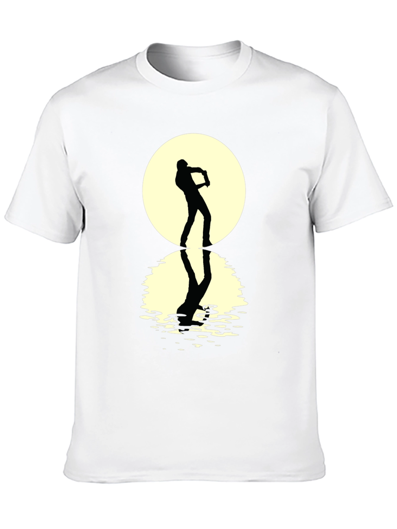Silhouette Moon Guitar T-Shirt
