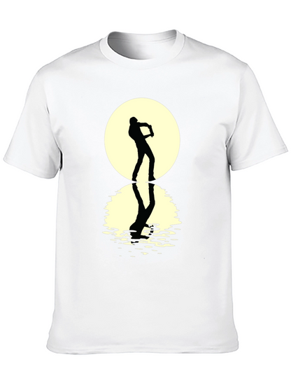 Silhouette Moon Guitar T-Shirt