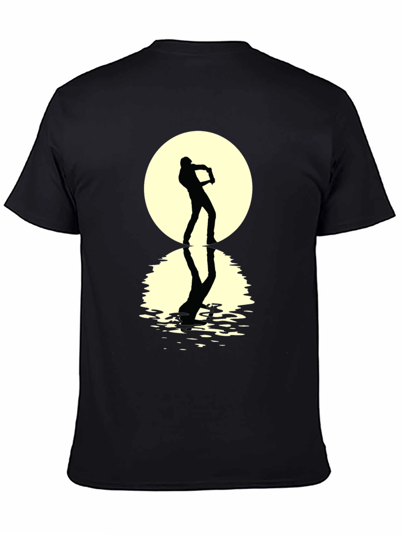 Silhouette Moon Guitar T-Shirt