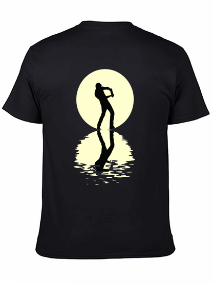 Silhouette Moon Guitar T-Shirt