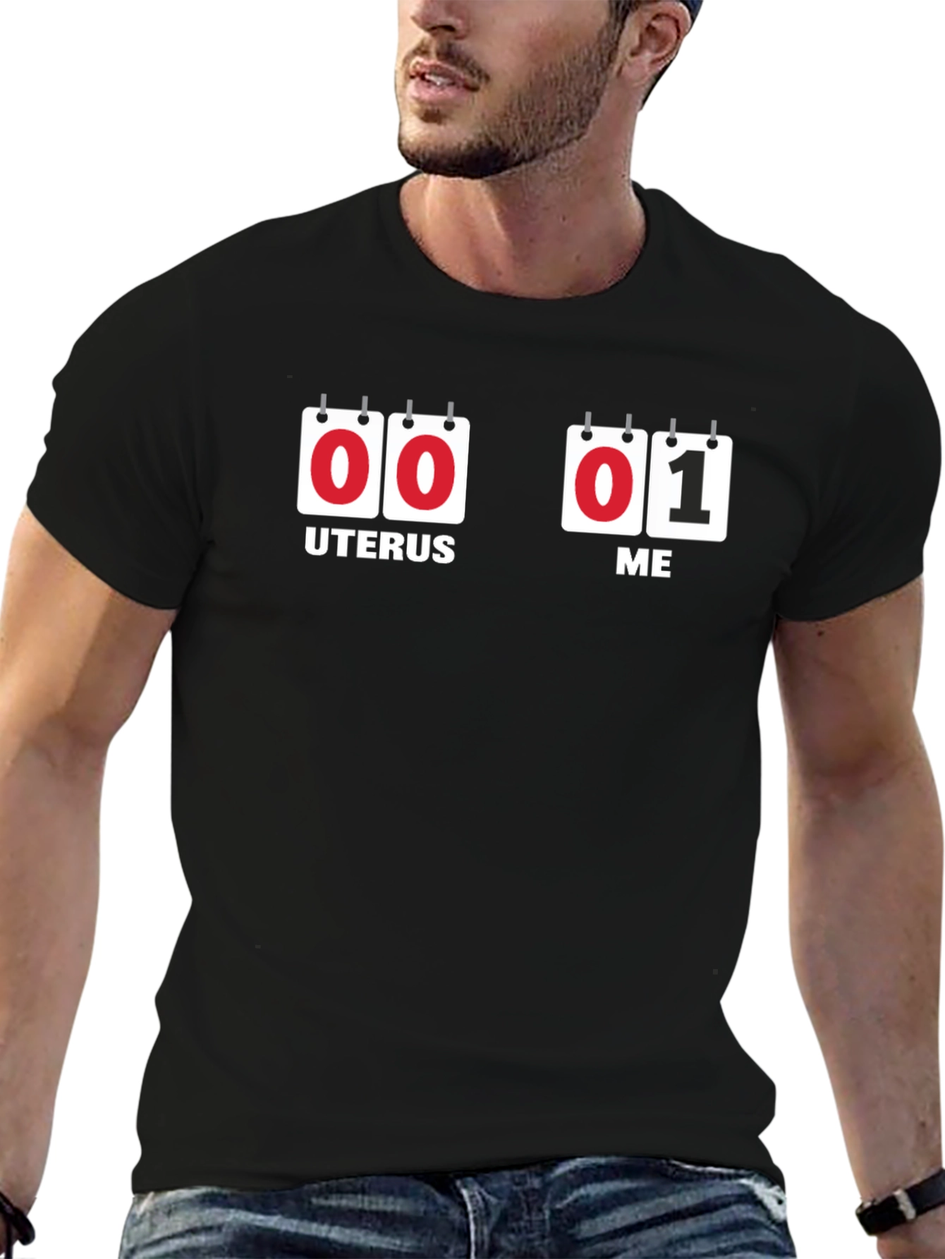 Uterus 00 Me 01 T-Shirt Humor Tee