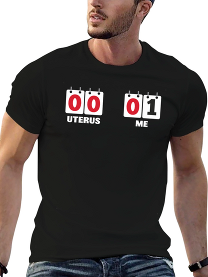 Uterus 00 Me 01 T-Shirt Humor Tee