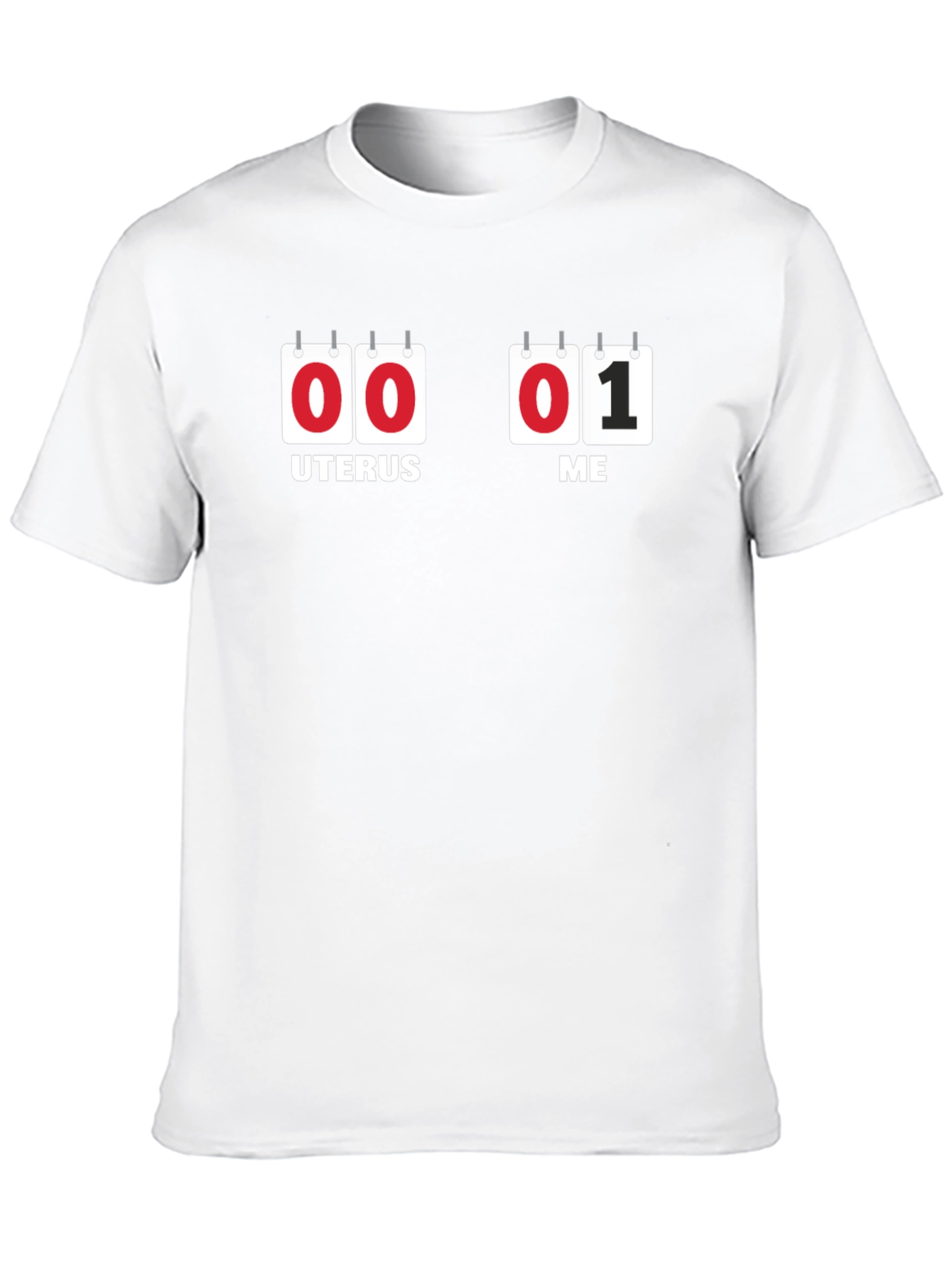 Uterus 00 Me 01 T-Shirt Humor Tee
