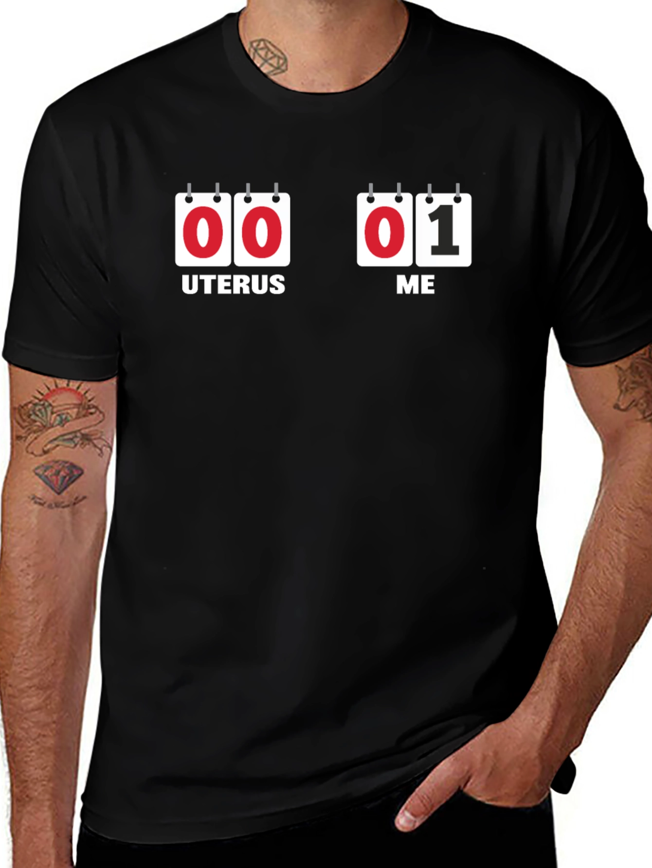 Uterus 00 Me 01 T-Shirt Humor Tee