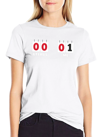 Uterus 00 Me 01 T-Shirt Humor Tee