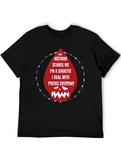 Diabetic Prick Graphic Tee - Funny Diabetes Awareness Shirt