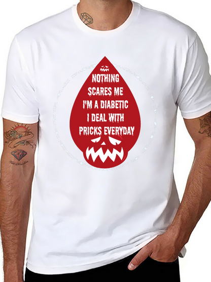 Diabetic Prick Graphic Tee - Funny Diabetes Awareness Shirt