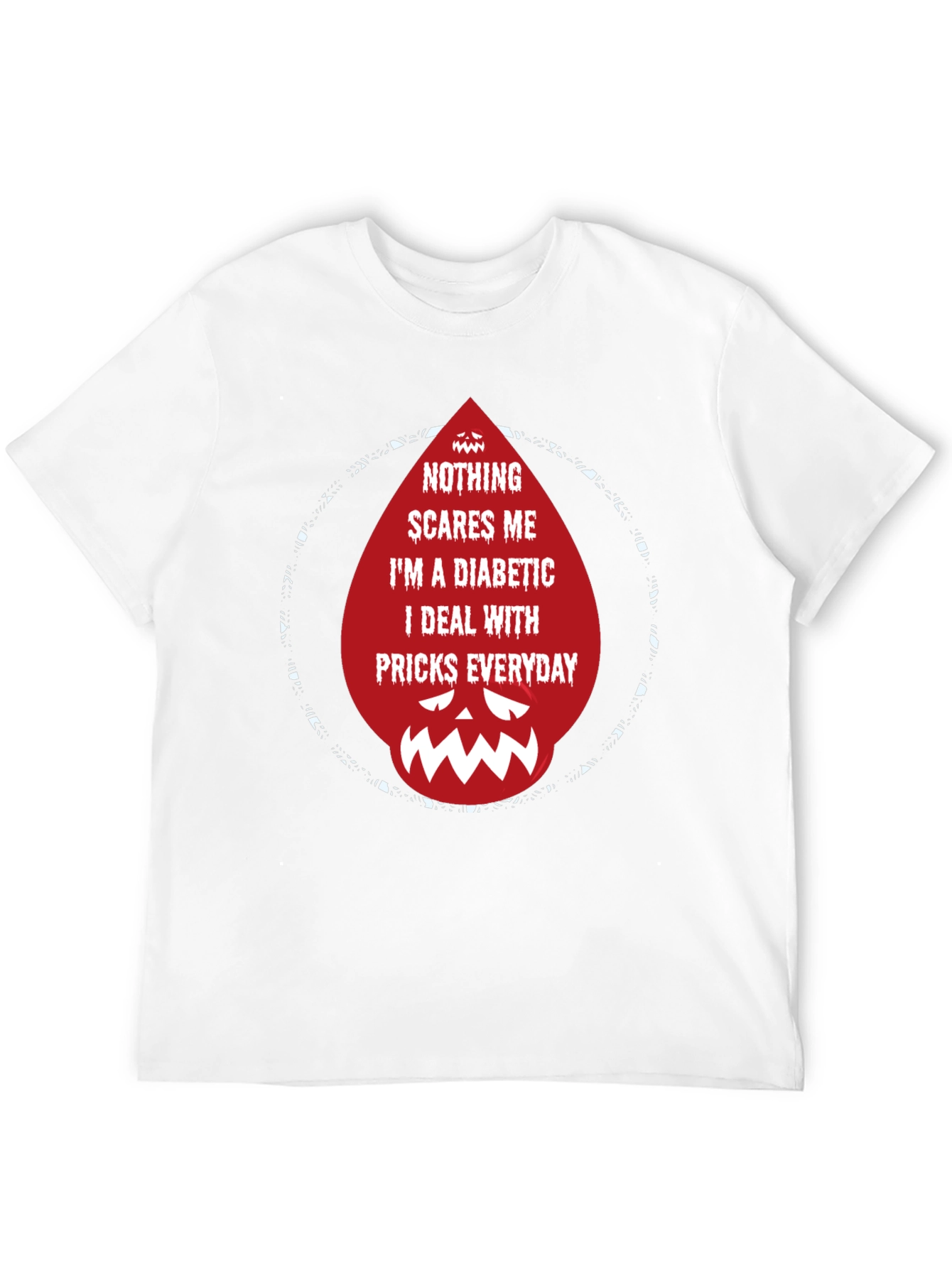 Diabetic Prick Graphic Tee - Funny Diabetes Awareness Shirt
