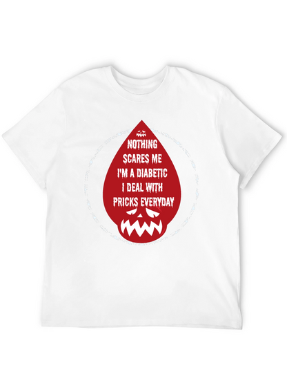 Diabetic Prick Graphic Tee - Funny Diabetes Awareness Shirt