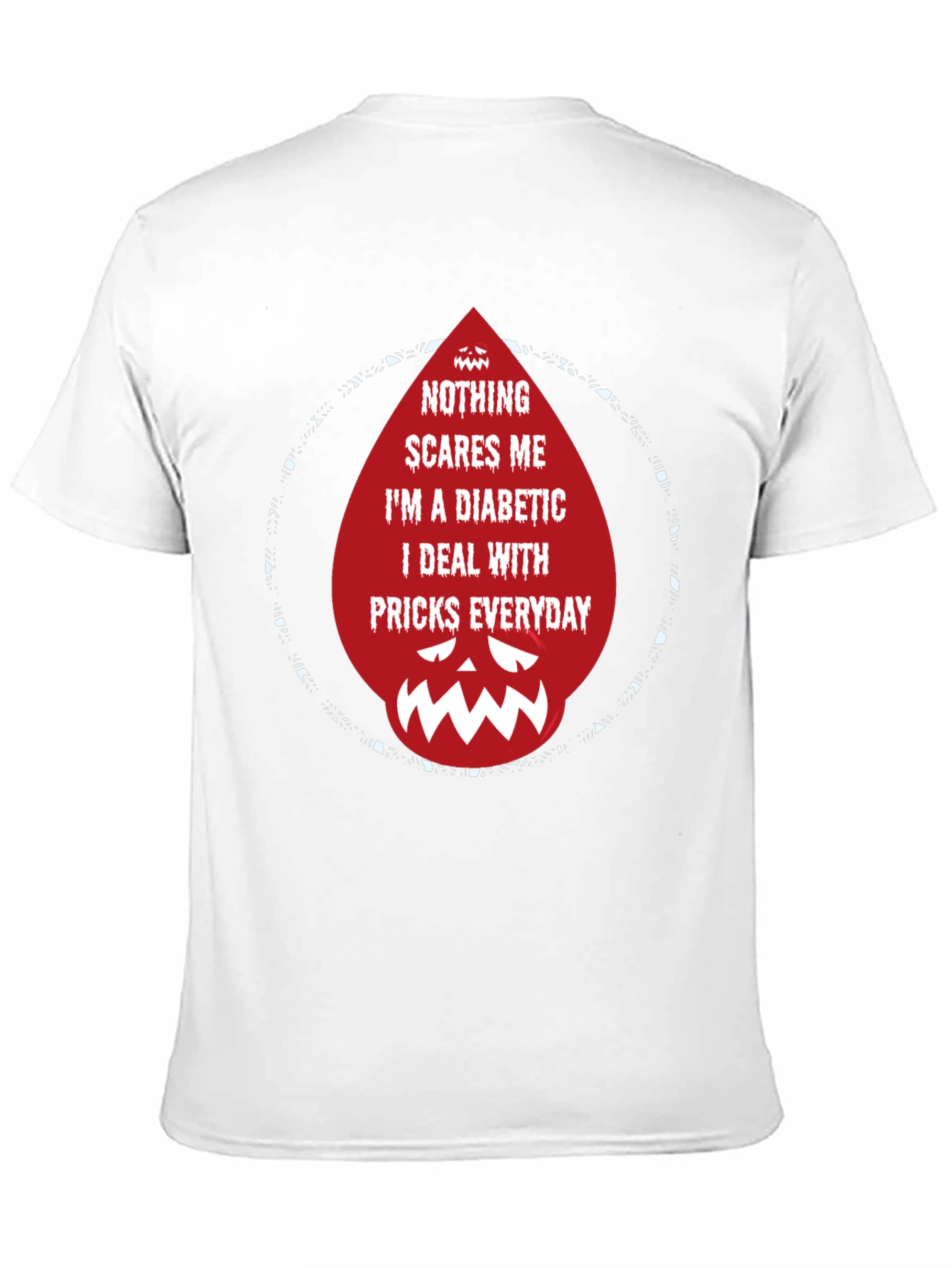 Diabetic Prick Graphic Tee - Funny Diabetes Awareness Shirt