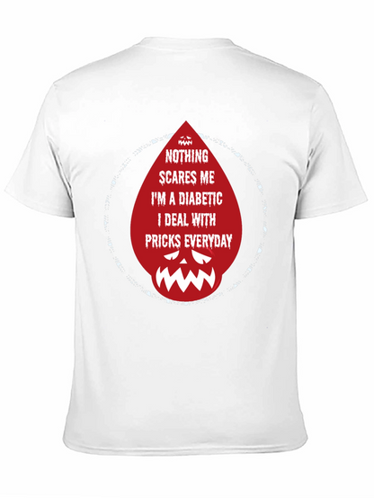 Diabetic Prick Graphic Tee - Funny Diabetes Awareness Shirt