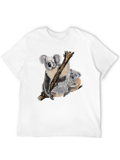 Koala Bear Graphic Tee - Unique Animal Print Shirt