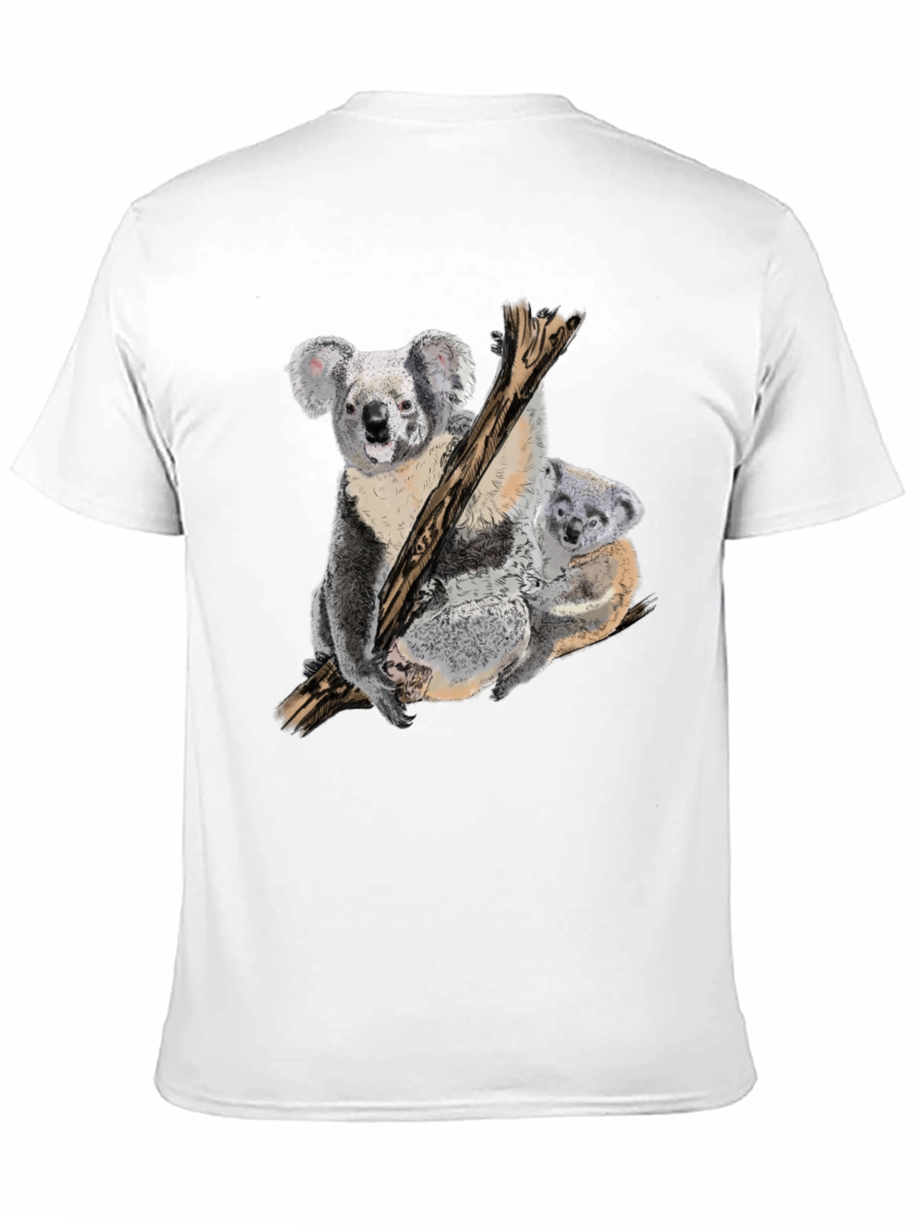 Koala Bear Graphic Tee - Unique Animal Print Shirt