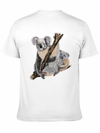 Koala Bear Graphic Tee - Unique Animal Print Shirt