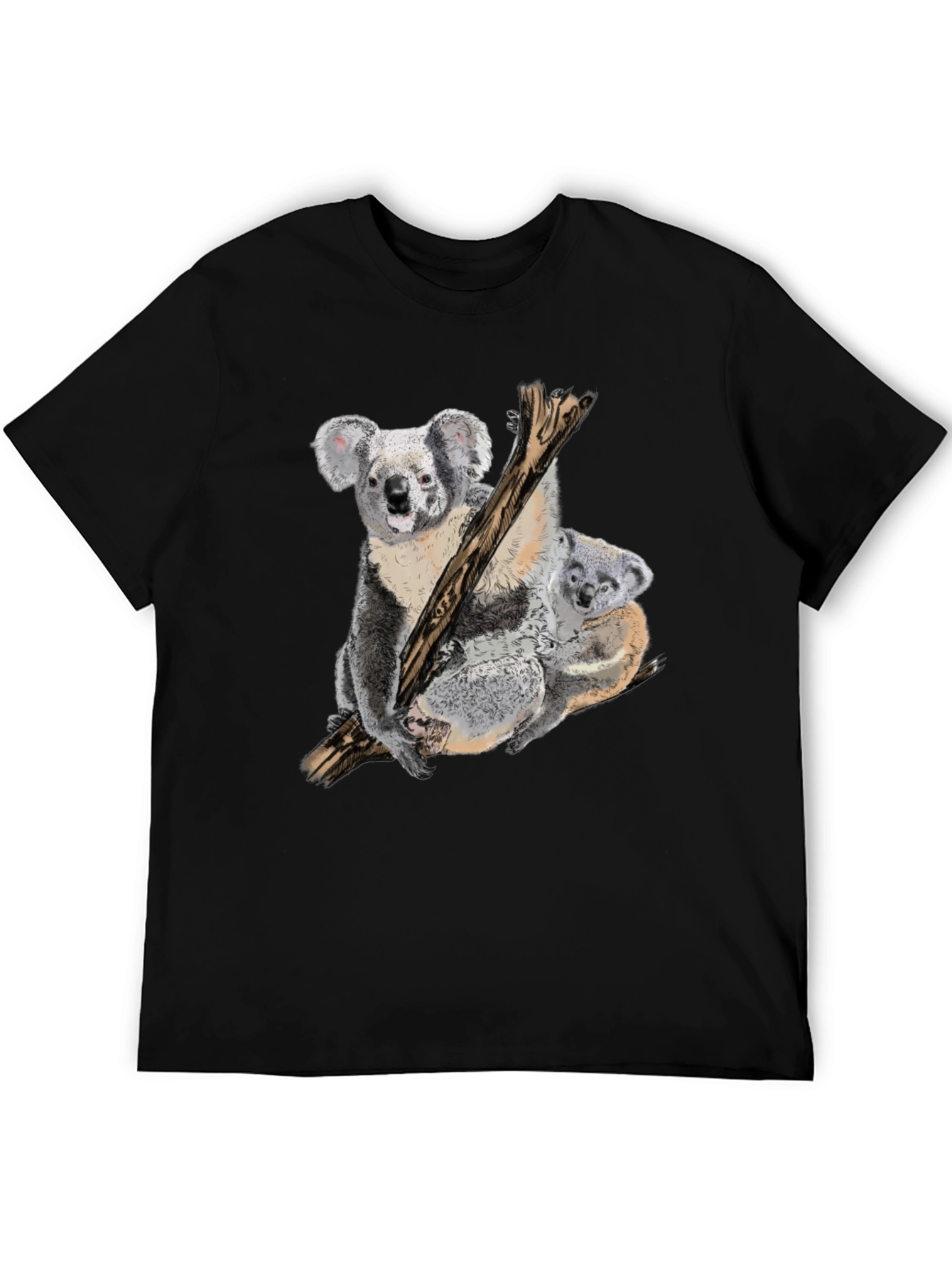 Koala Bear Graphic Tee - Unique Animal Print Shirt