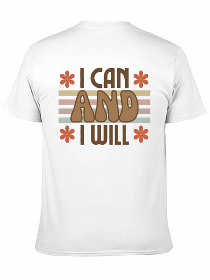 I Can And I Will Retro Graphic Tee
