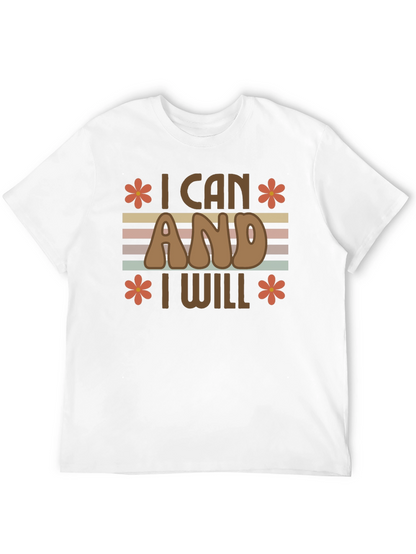 I Can And I Will Retro Graphic Tee