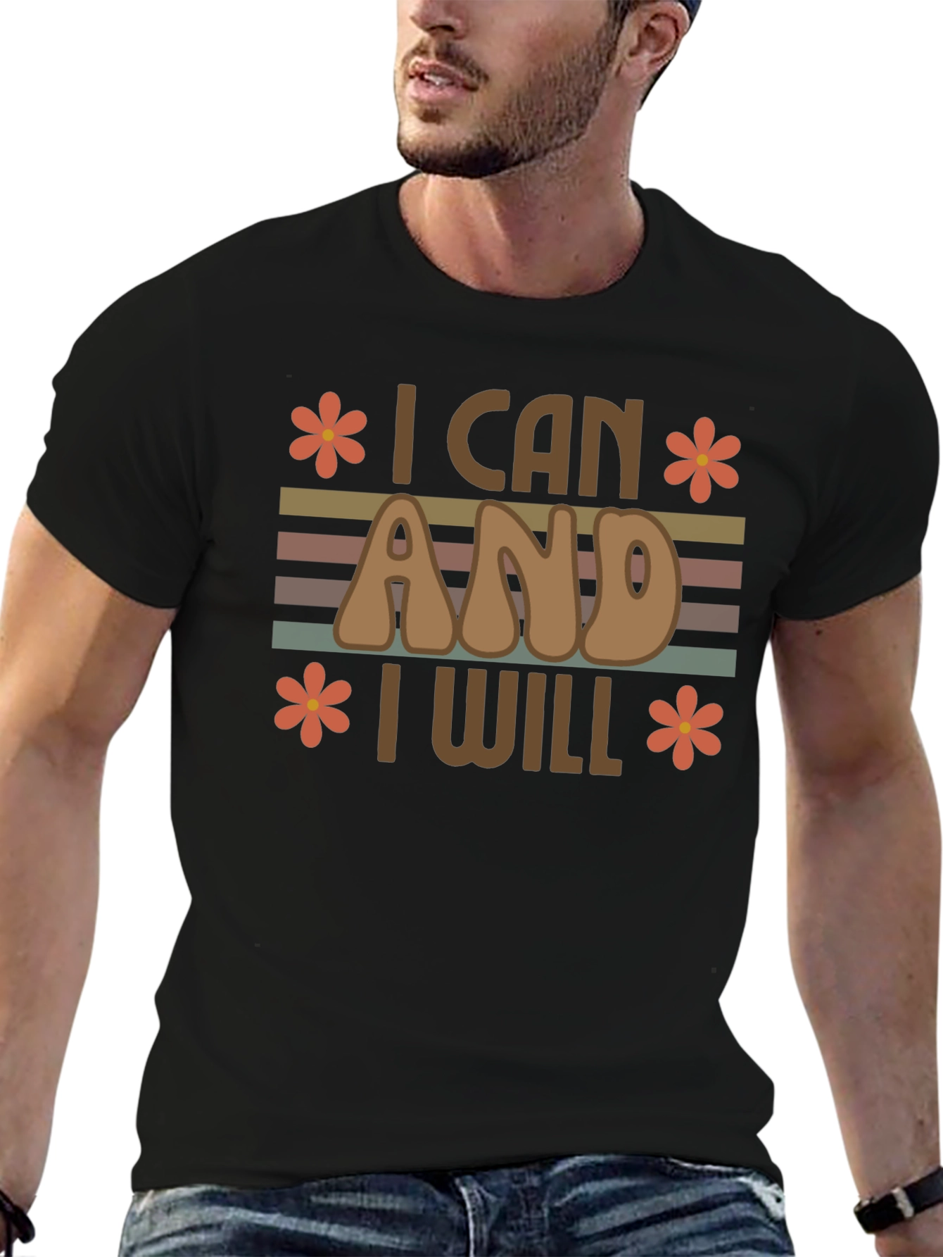 I Can And I Will Retro Graphic Tee