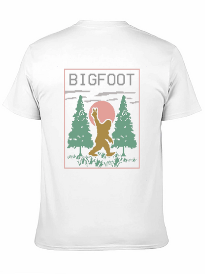 Retro Bigfoot T-Shirt - Pixelated Design
