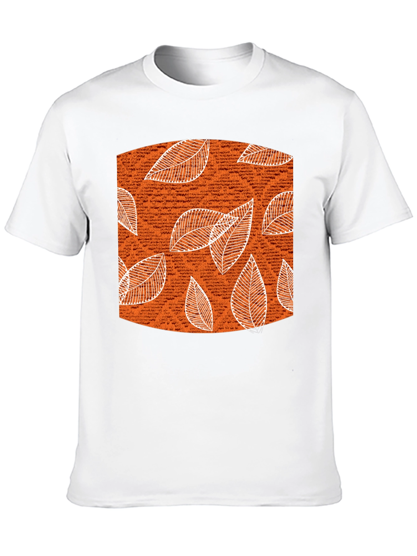 Autumn Leaves Graphic Tee - Stylish Black Cotton T-Shirt