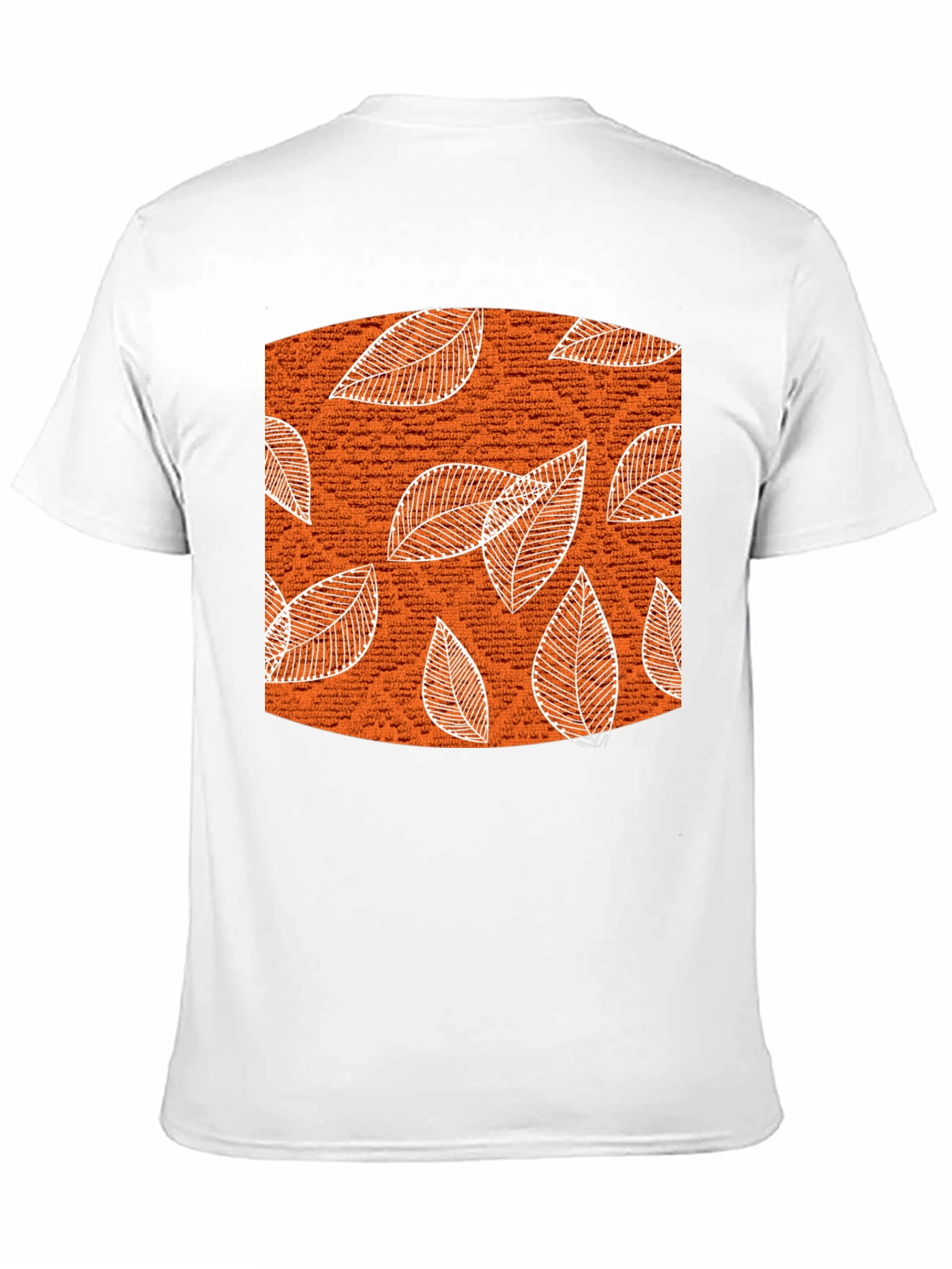 Autumn Leaves Graphic Tee - Stylish Black Cotton T-Shirt
