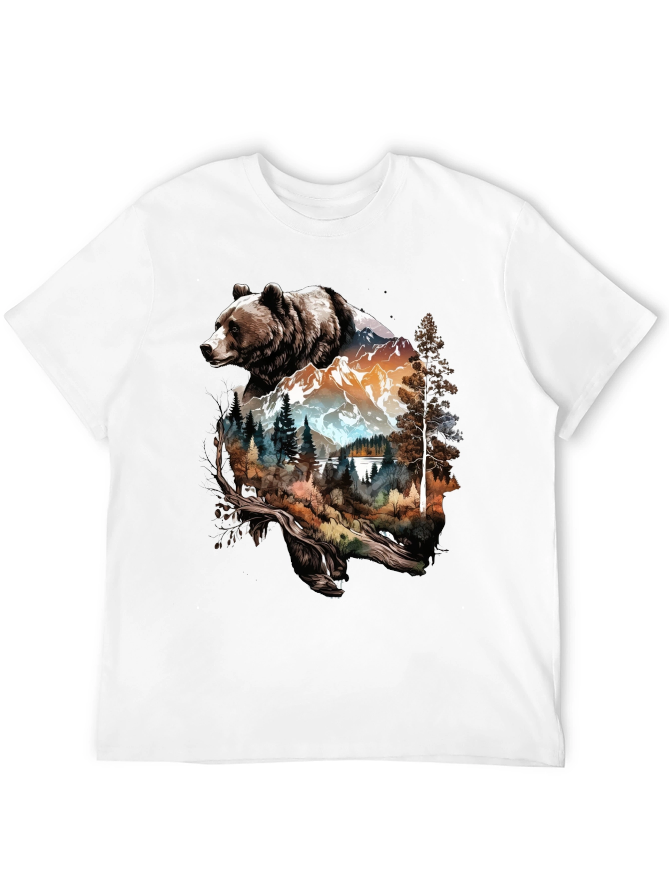 Bear Mountain Graphic Tee - Nature Lovers Shirt