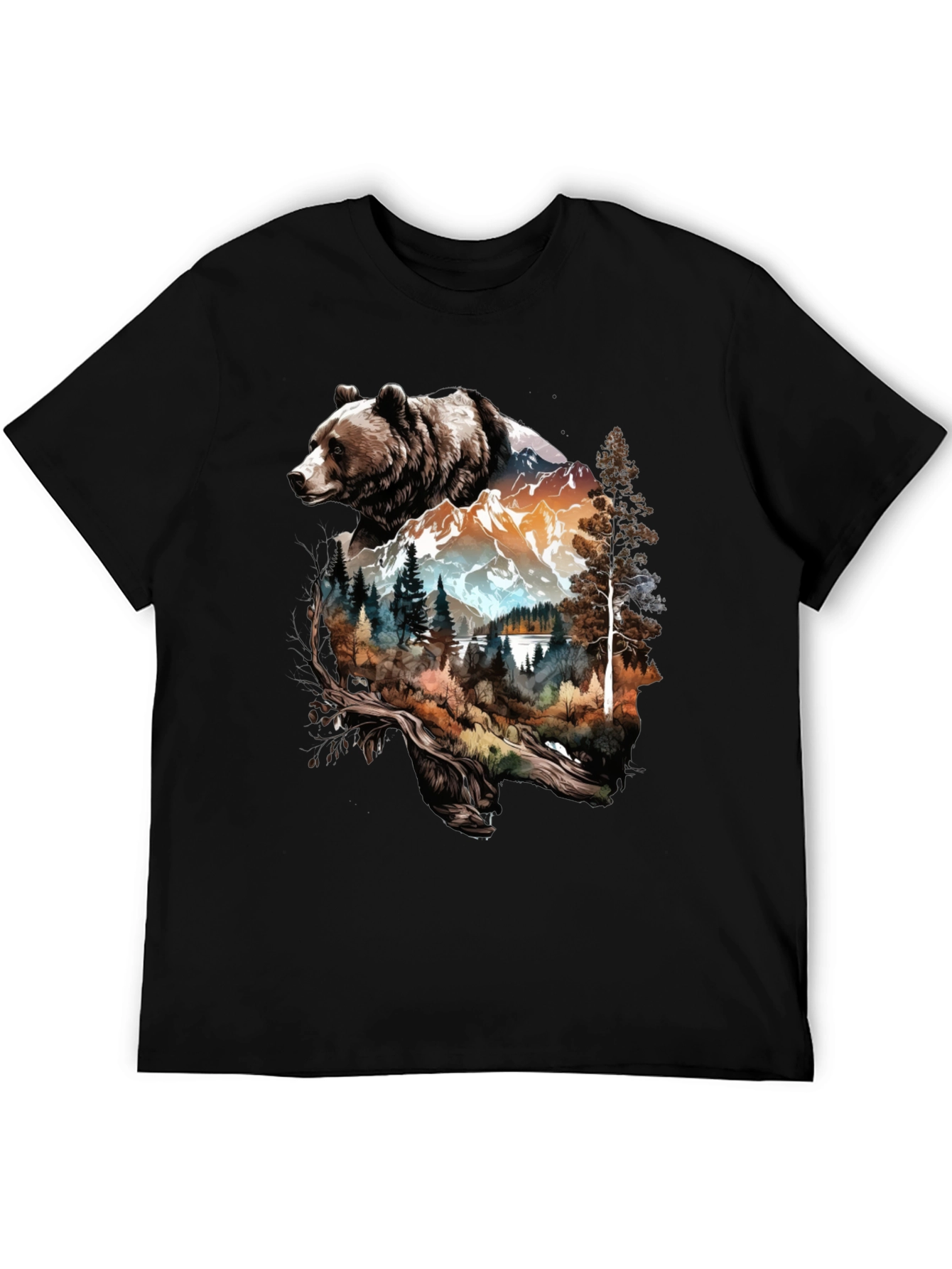Bear Mountain Graphic Tee - Nature Lovers Shirt