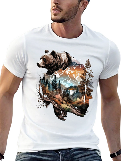 Bear Mountain Graphic Tee - Nature Lovers Shirt