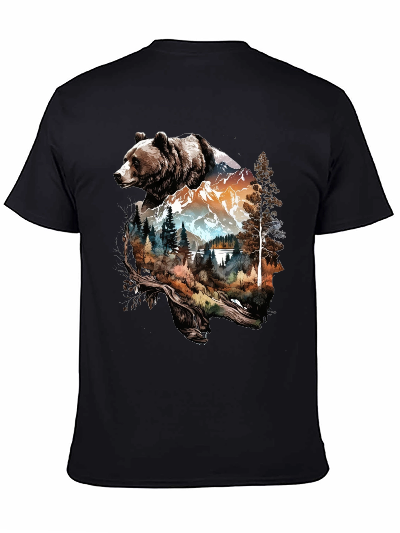 Bear Mountain Graphic Tee - Nature Lovers Shirt