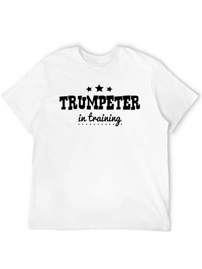 Trumpeter in Training T-Shirt - Black Crew Neck Tee