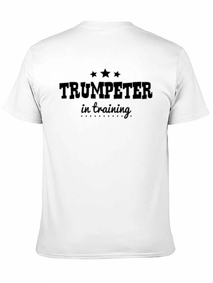 Trumpeter in Training T-Shirt - Black Crew Neck Tee