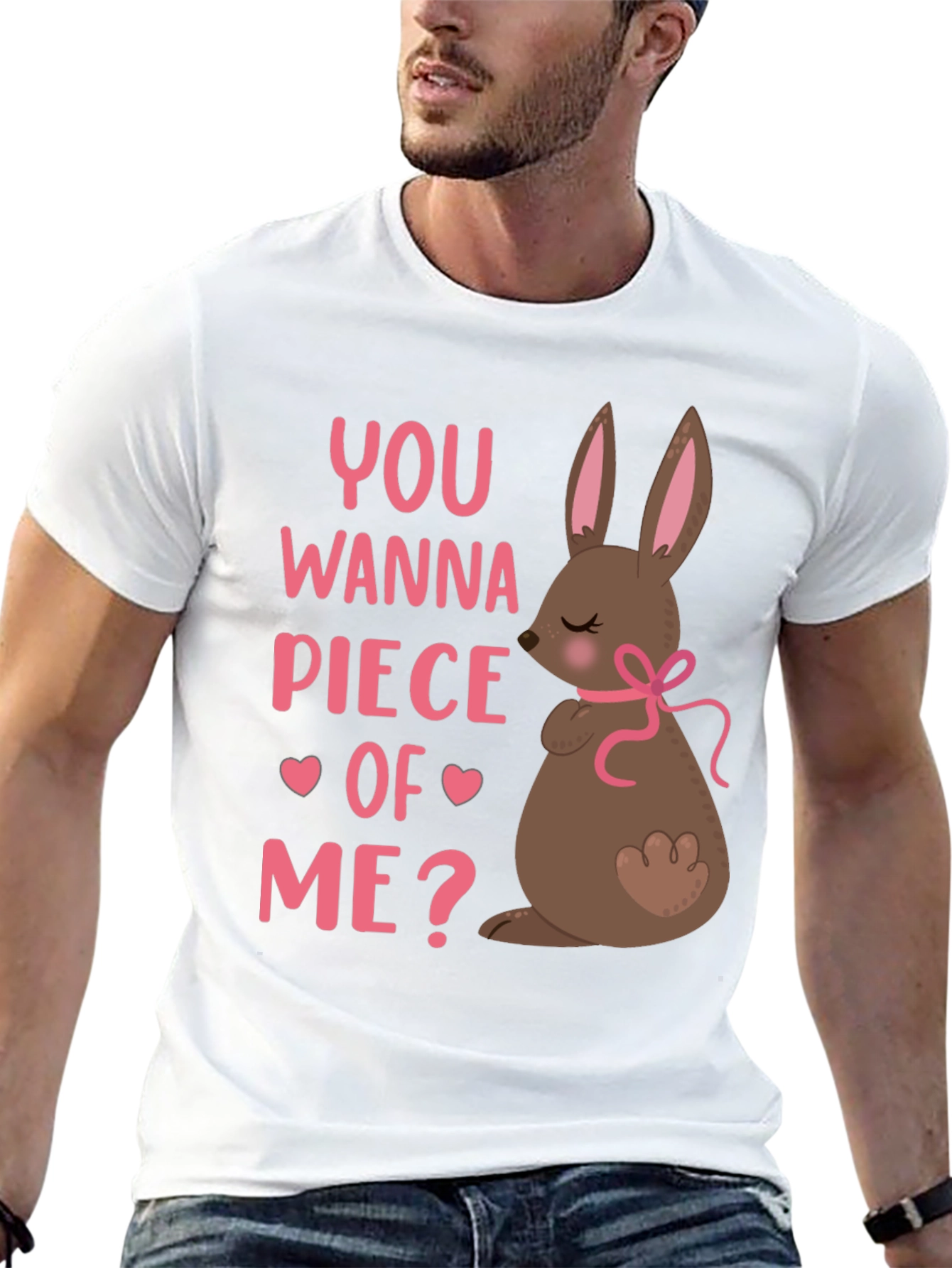 You Wanna Piece Of Me? Easter Bunny T-Shirt