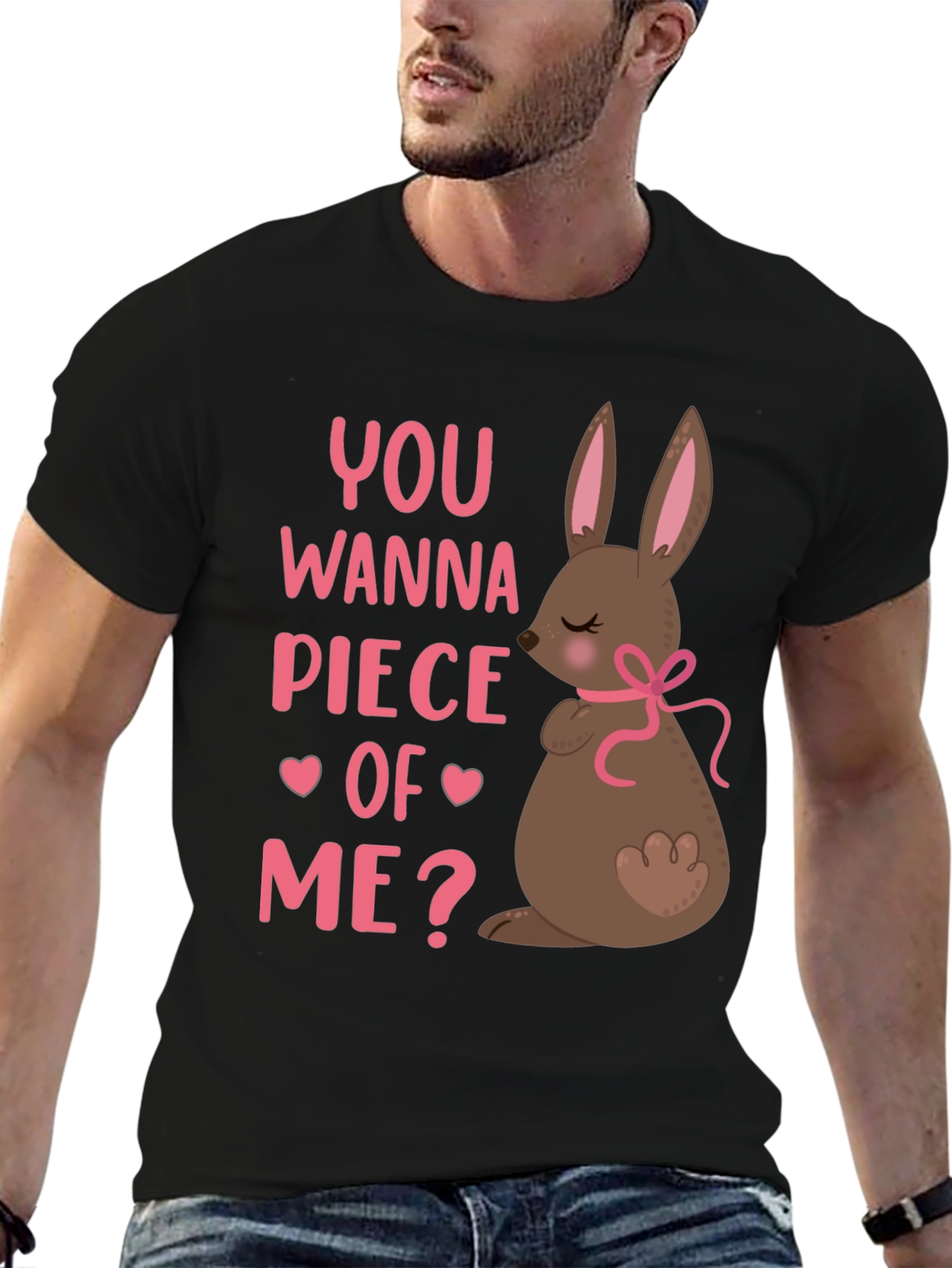 You Wanna Piece Of Me? Easter Bunny T-Shirt